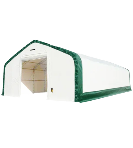 Cobertizo de almacenamiento de doble entramado W20’xL33’xH16′ – Protección robusta y versátil