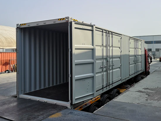 Contenedor cúbico de 40 pies de altura con 2 puertas laterales – Solución robusta y versátil para almacenamiento y transporte - Imagen 4