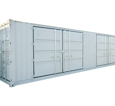 Contenedor cúbico de 40 pies de altura con 2 puertas laterales – Solución robusta y versátil para almacenamiento y transporte