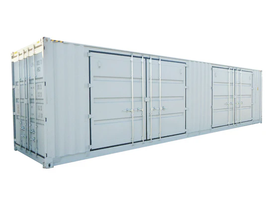 Contenedor cúbico de 40 pies de altura con 2 puertas laterales – Solución robusta y versátil para almacenamiento y transporte