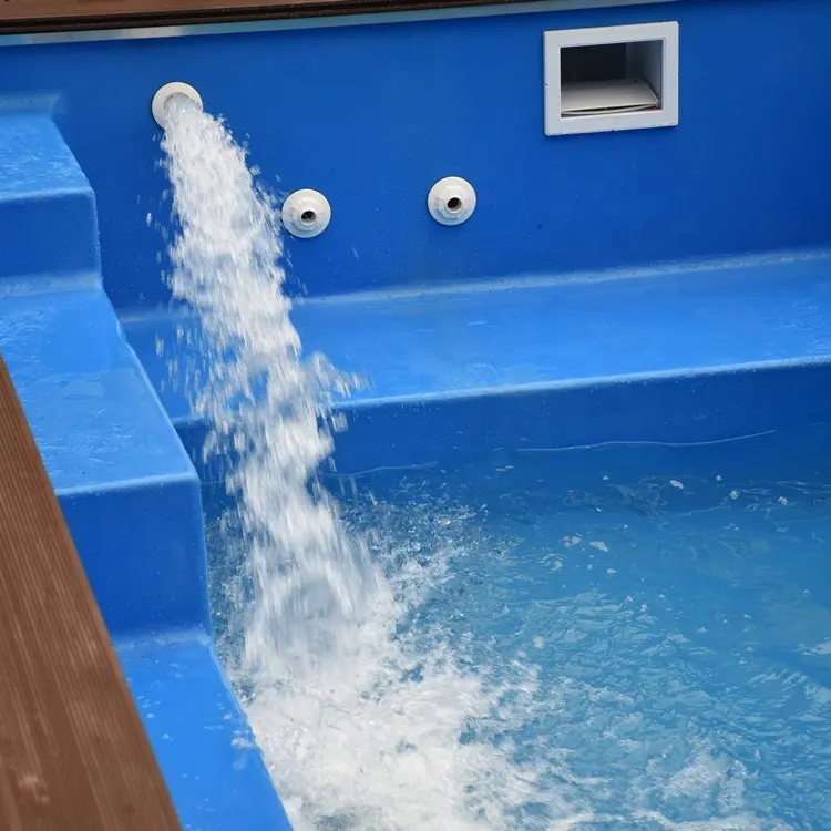 Contenedor de piscina SP02 de 11,8 m con revestimiento de fibra de vidrio - Imagen 3