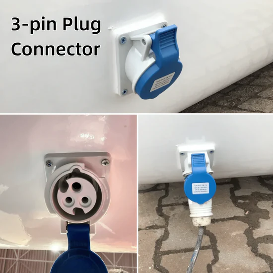 Petit Cube Palo prefabricado con inodoro – 10 pies - Imagen 4