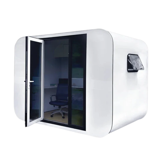 Petit Cube Palo prefabricado con inodoro – 10 pies