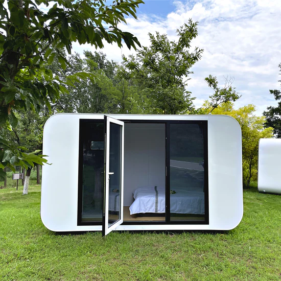 Petit Cube Palo prefabricado con inodoro – 13 pies - Imagen 2