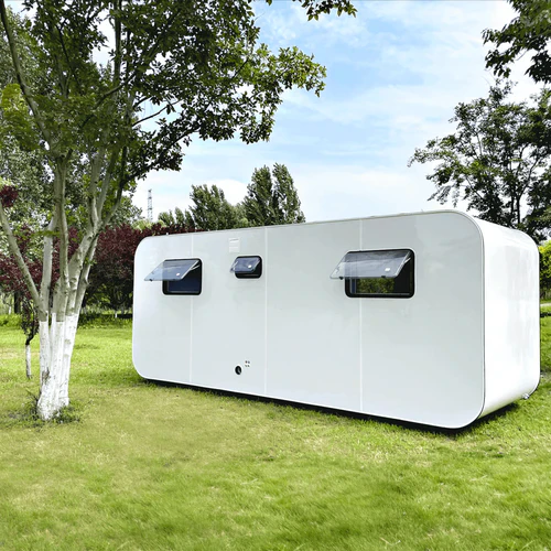 Petit Cube Palo prefabricado con inodoro – 20 pies - Imagen 3