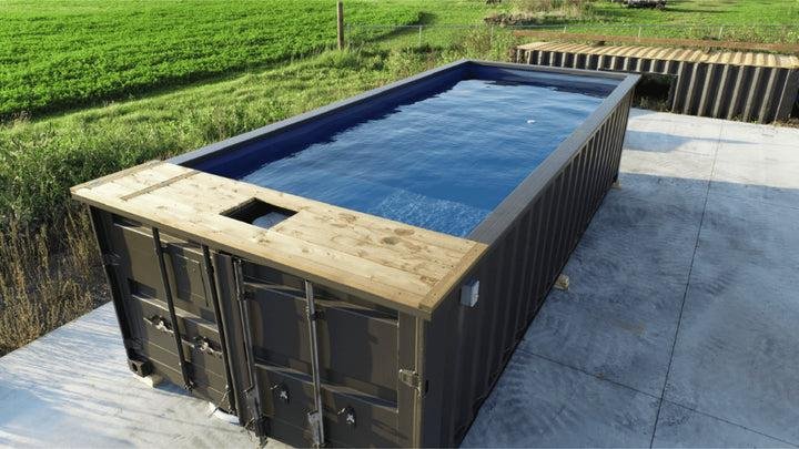 Piscina de contenedores de 20 pies